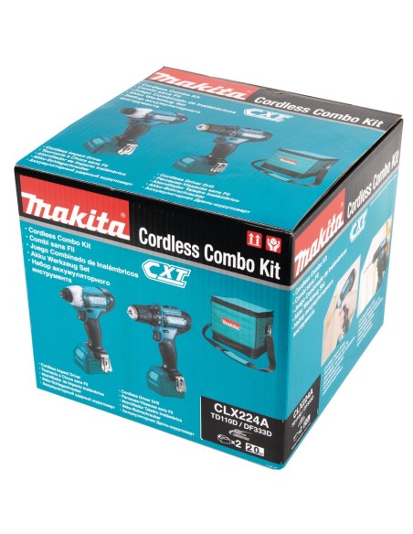 Combokit 12V MAX, 2x2,0 Ah Li-ion (DF333D + TD110D)