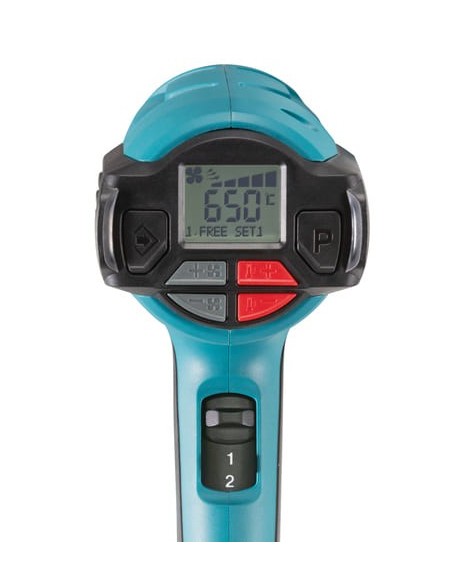 Kuumaõhupuhur 2000W, 80-650°C, Digitaalne temp kontroll & seadistamine, 4 tarvikut kmpl.s