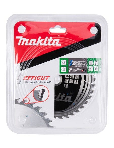 TCT saeketas Komposiit materjalile, 165X20X1,5MM, Z-40, 165X1.5X20mm 15° T40 EFFICUT