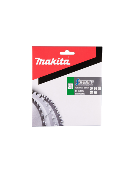 T.C.T hammastega saeketas MDF-i/laminaadi lõikamiseks 136X1.4X20mm 10° T48 SPECIALIZED saeketas laminaadi lõikamiseks