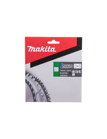 T.C.T hammastega saeketas puidu lõikamiseks 165X1.45X20mm 23° T44 SPECIALIZED saeketas akusaagidele