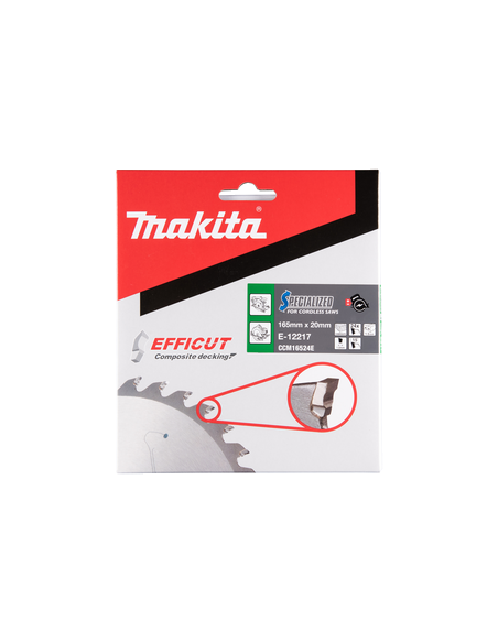 TCT saeketas komposiitmaterjalile, 165X1.5X20mm 15° T24 EFFICUT