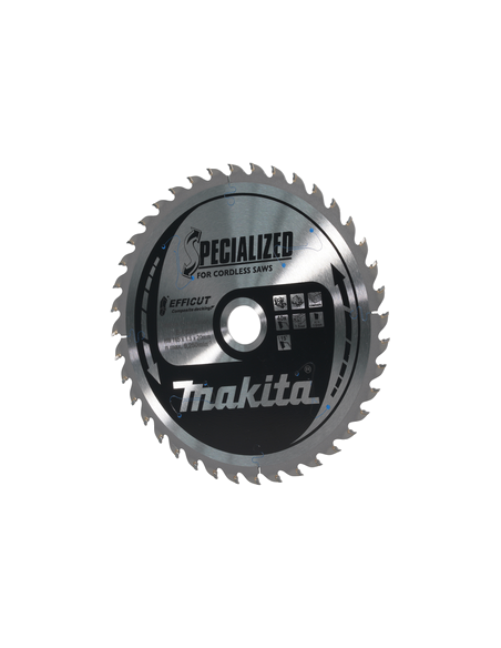 T.C.T hammastega saeketas komposiitmaterjalile, 165X1.5X20mm 15° T40 EFFICUT