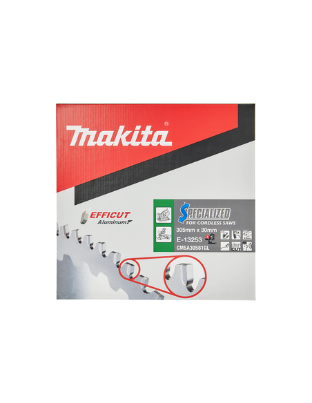 T.C.T hammastega saeketas alumiiniumi lõikamiseks 305X30X2MM -3°, T81, EFFICUT Aluminum
