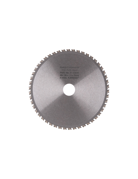 T.C.T hammastega saeketas metalli lõikamiseks 136X1.4X20mm -15° T50 SPECIALIZED