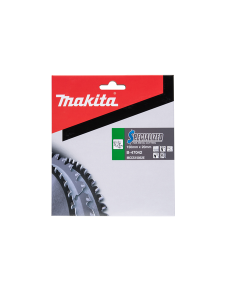 T.C.T hammastega saeketas metalli lõikamiseks 150X1.4X20mm -15° T52 SPECIALIZED