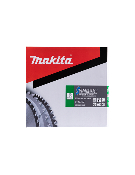 T.C.T hammastega saeketas metalli lõikamiseks 305X1.95X25.4mm -3° T100 SPECIALIZED, Roostevabateras
